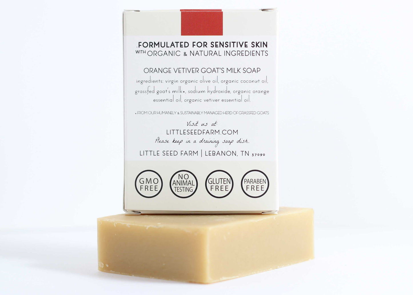 Orange Vetiver Bar Soap