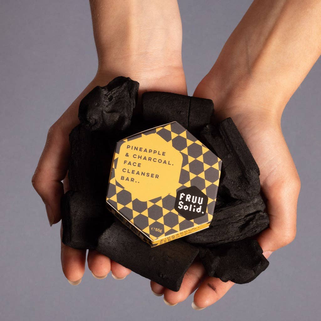 Pineapple & Charcoal Facial Cleansing Bar