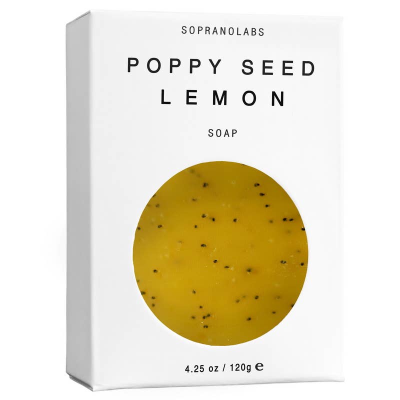 POPPY SEED LEMON Vegan Soap