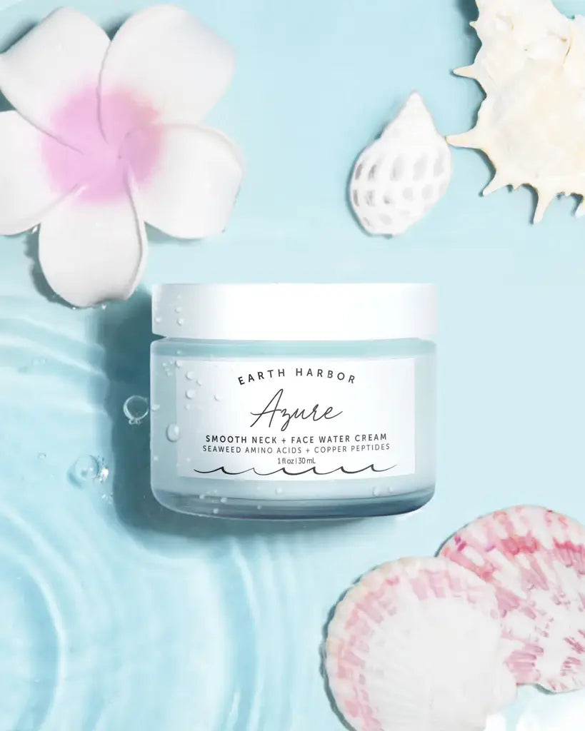 AZURE Smooth Neck + Face Water Cream: Amino Acids + Peptides