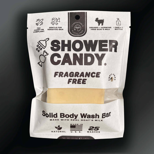 Fragrance Free Body Wash Bar Soap with Goat's Milk